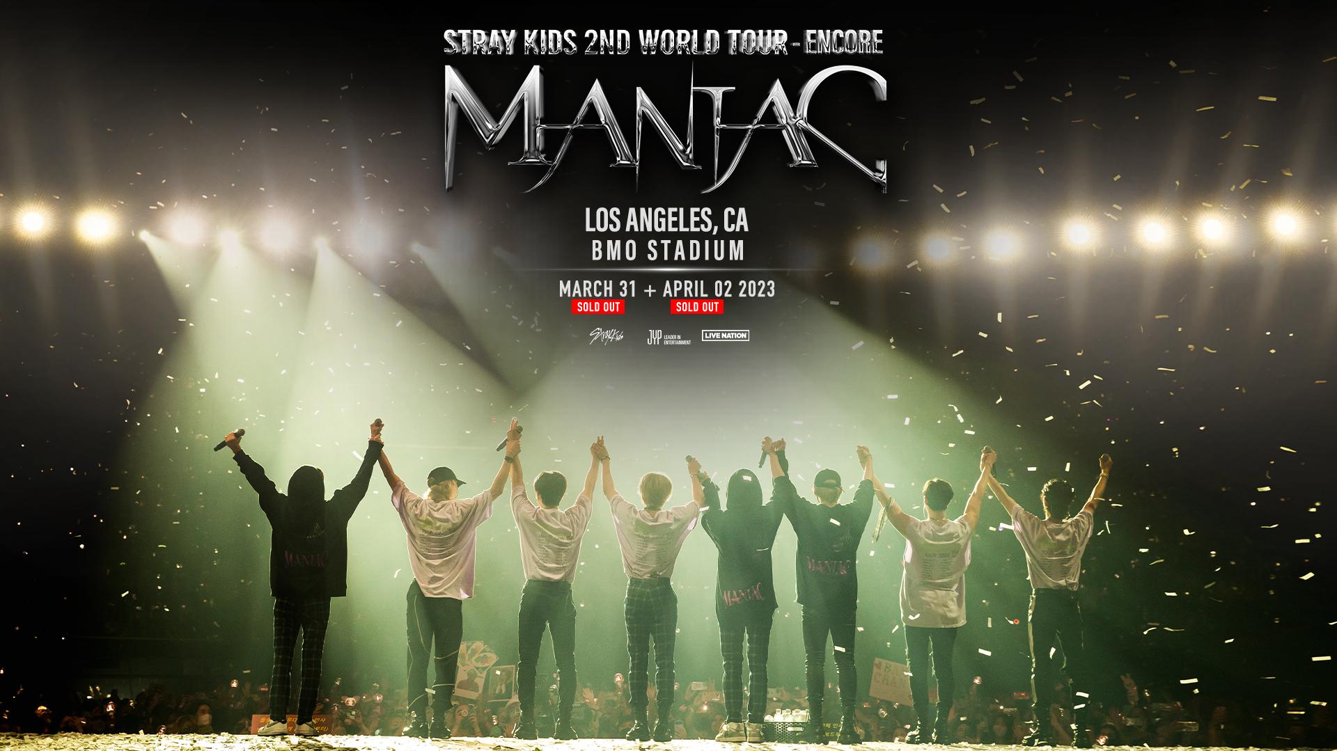 Stray Kids 2nd World Tour Maniac Encore Bmo Stadium