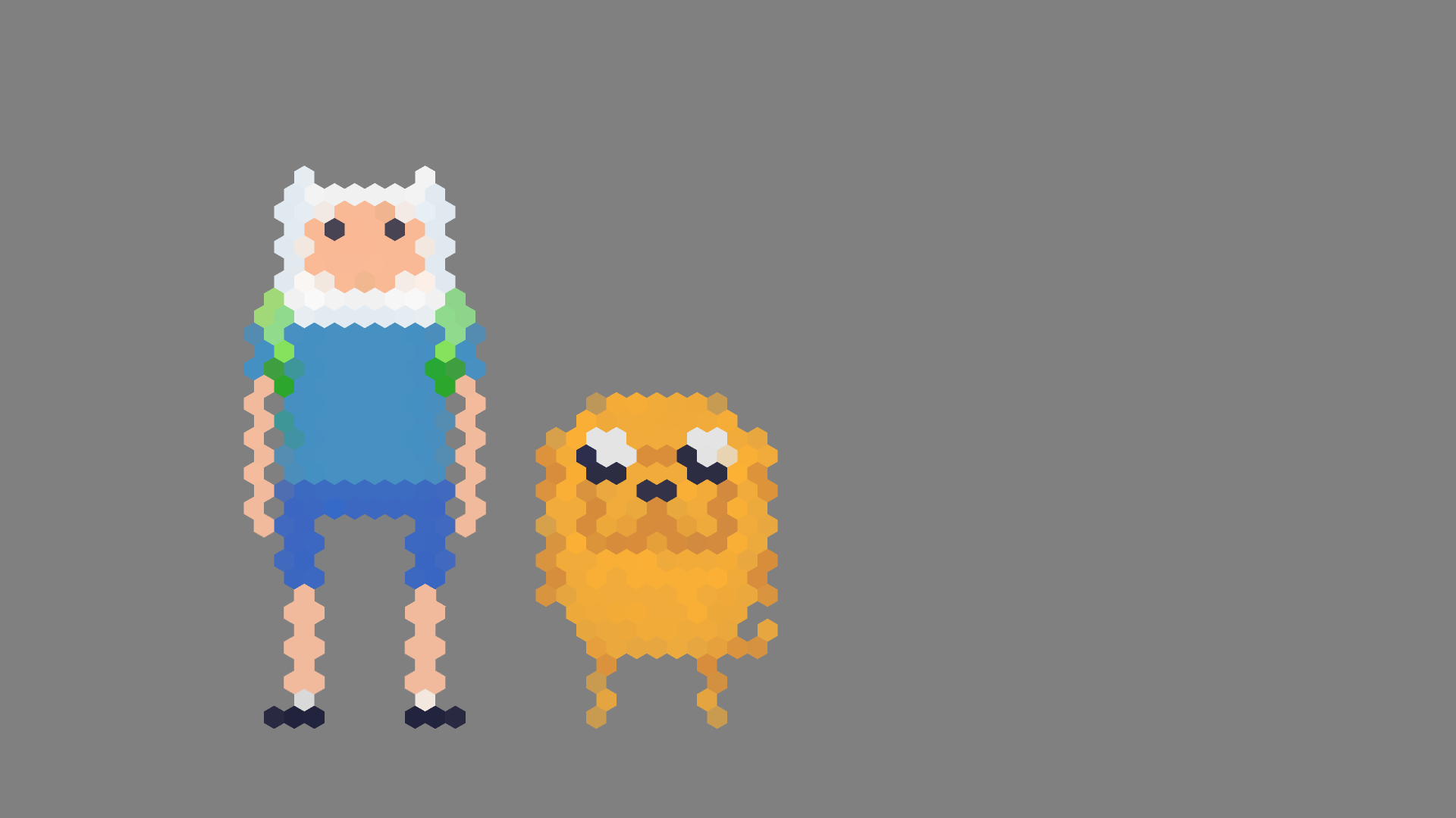 Made An Adventure Time Wallpaper With Hexels