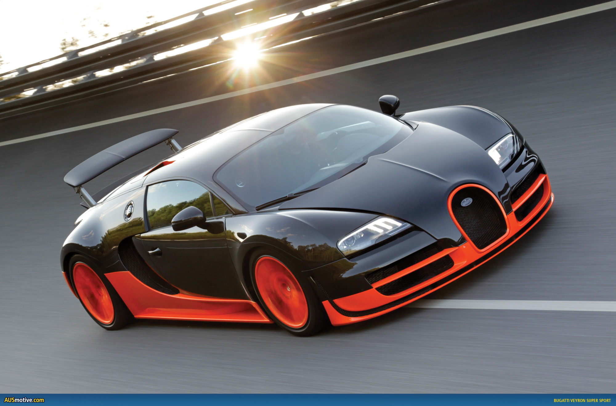 Orange Bugatti Wallpaper For Desktop