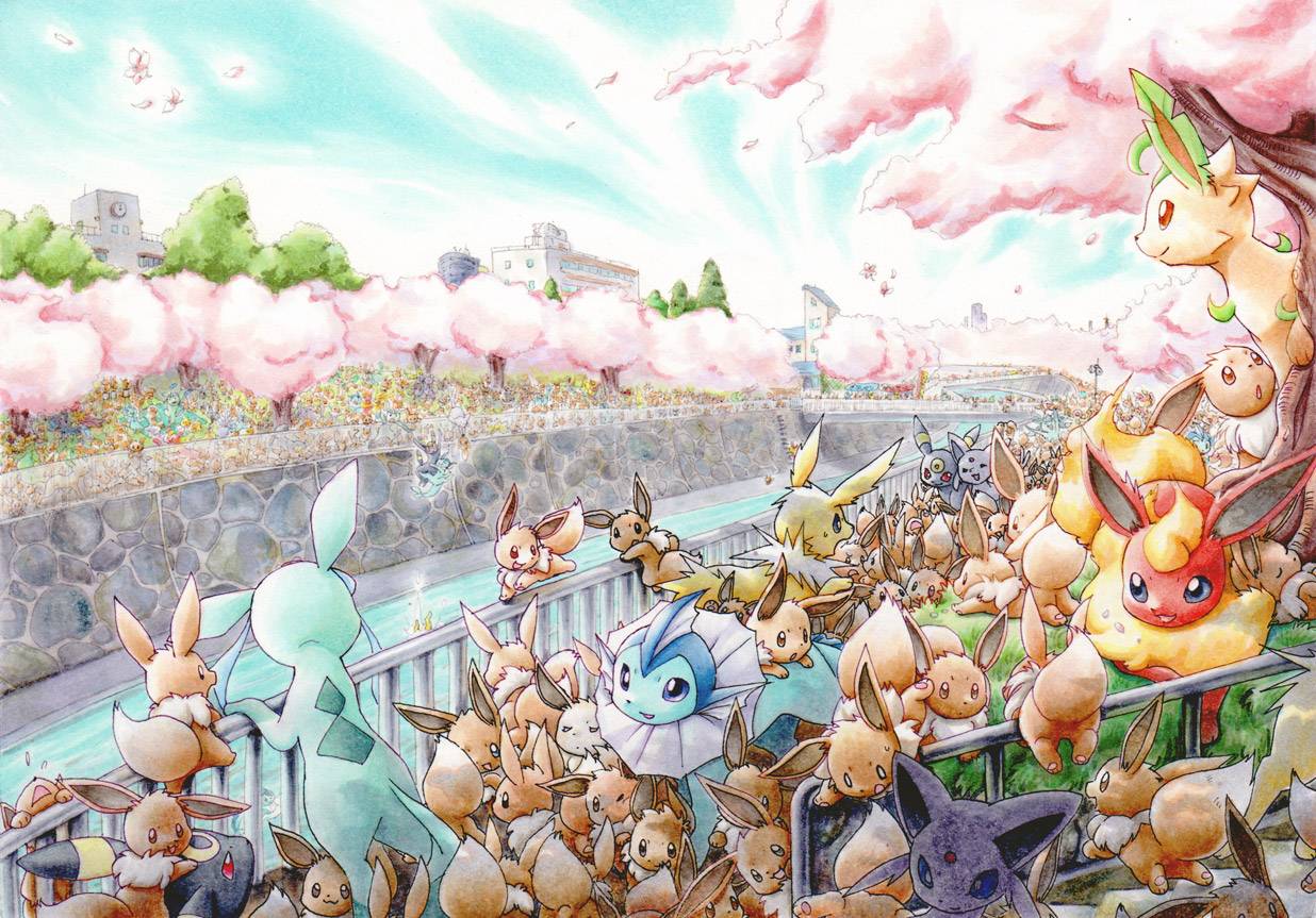 Wele To Eevee Paradise Pokemon Wallpaper