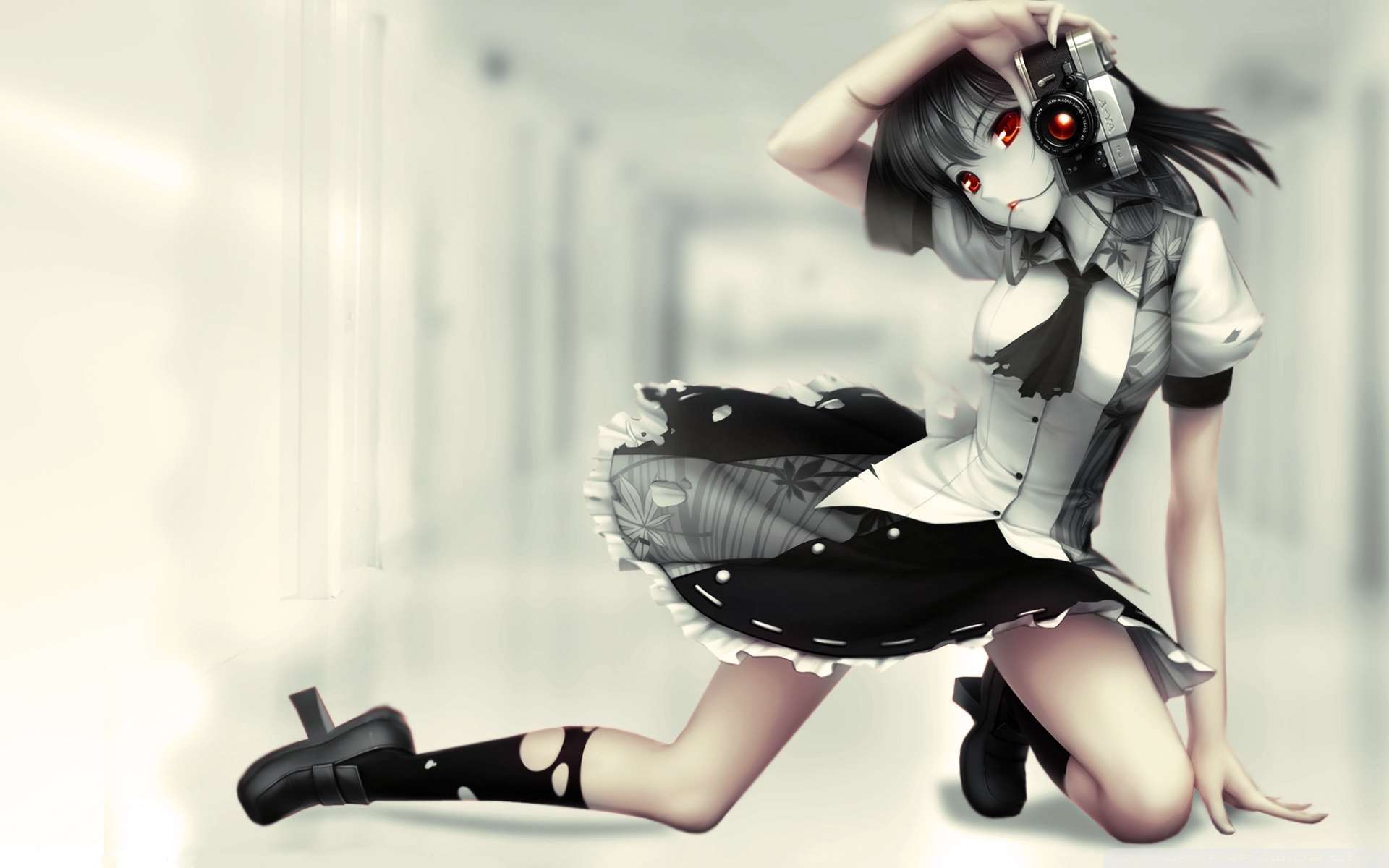 Download Anime Girl With Camera Wallpaper 1080p HD HDWallWidecom