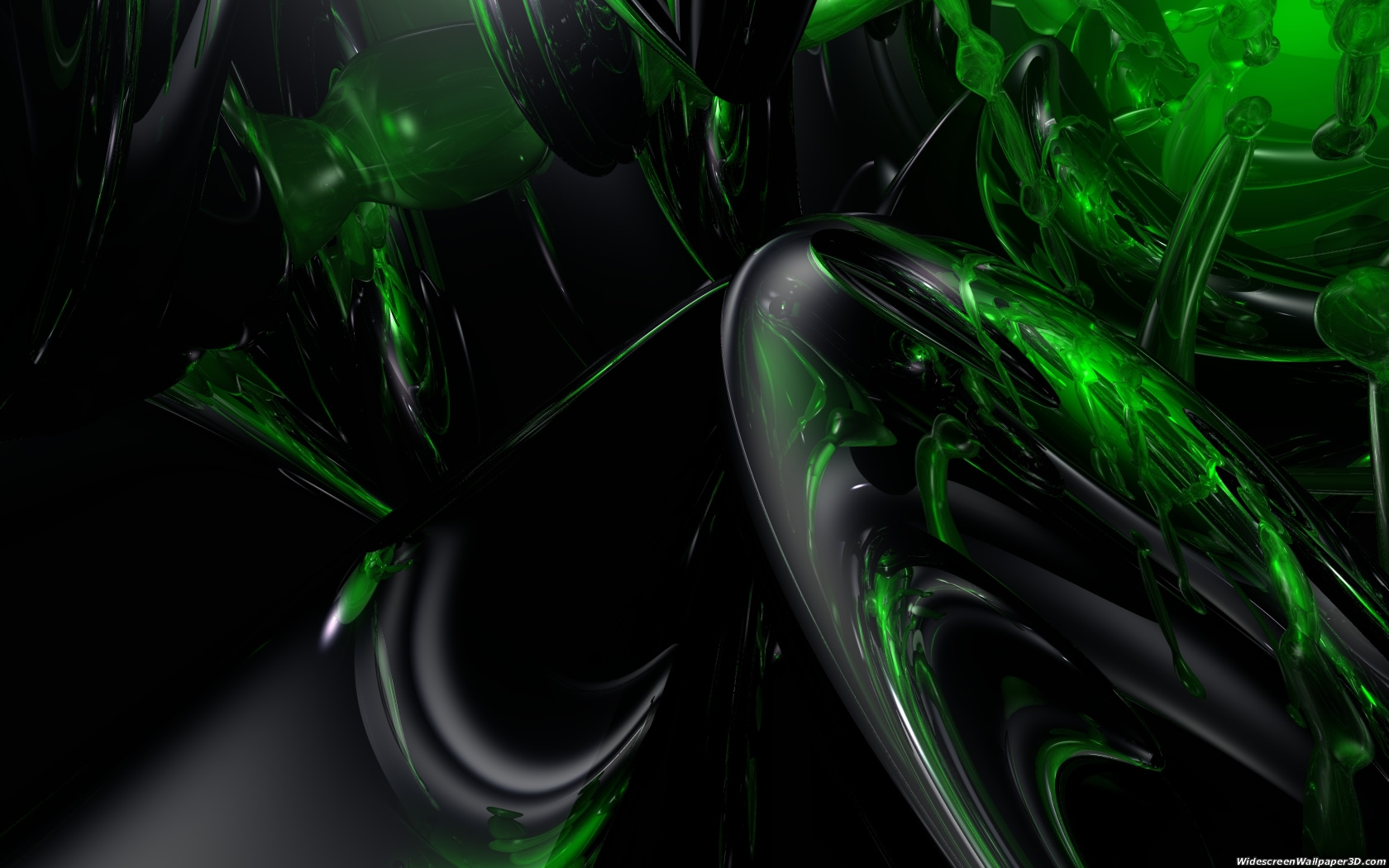 Enjoy This New Green 3d Desktop Background Wallpaper