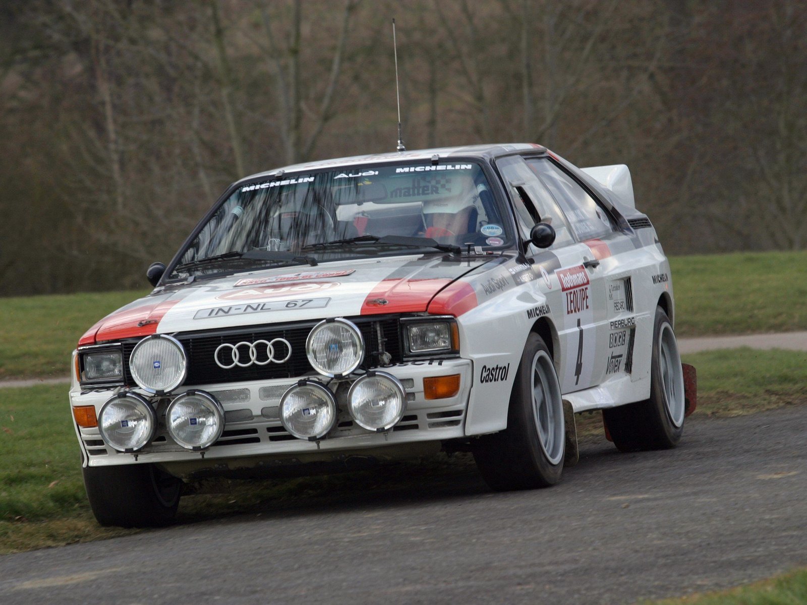 1983 85 Audi quattro Group B Rally Car Typ 85 wrc race racing