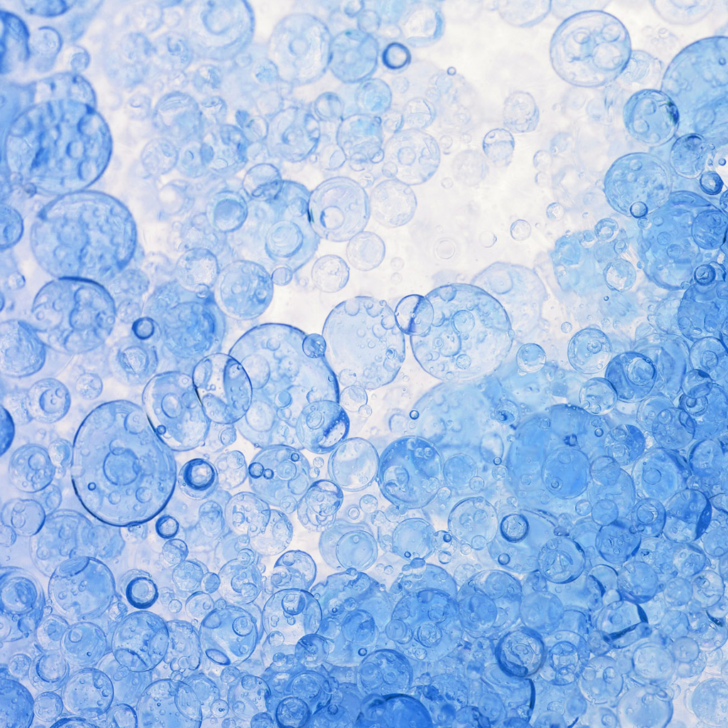 Blue bubbles ipadwallpapersme