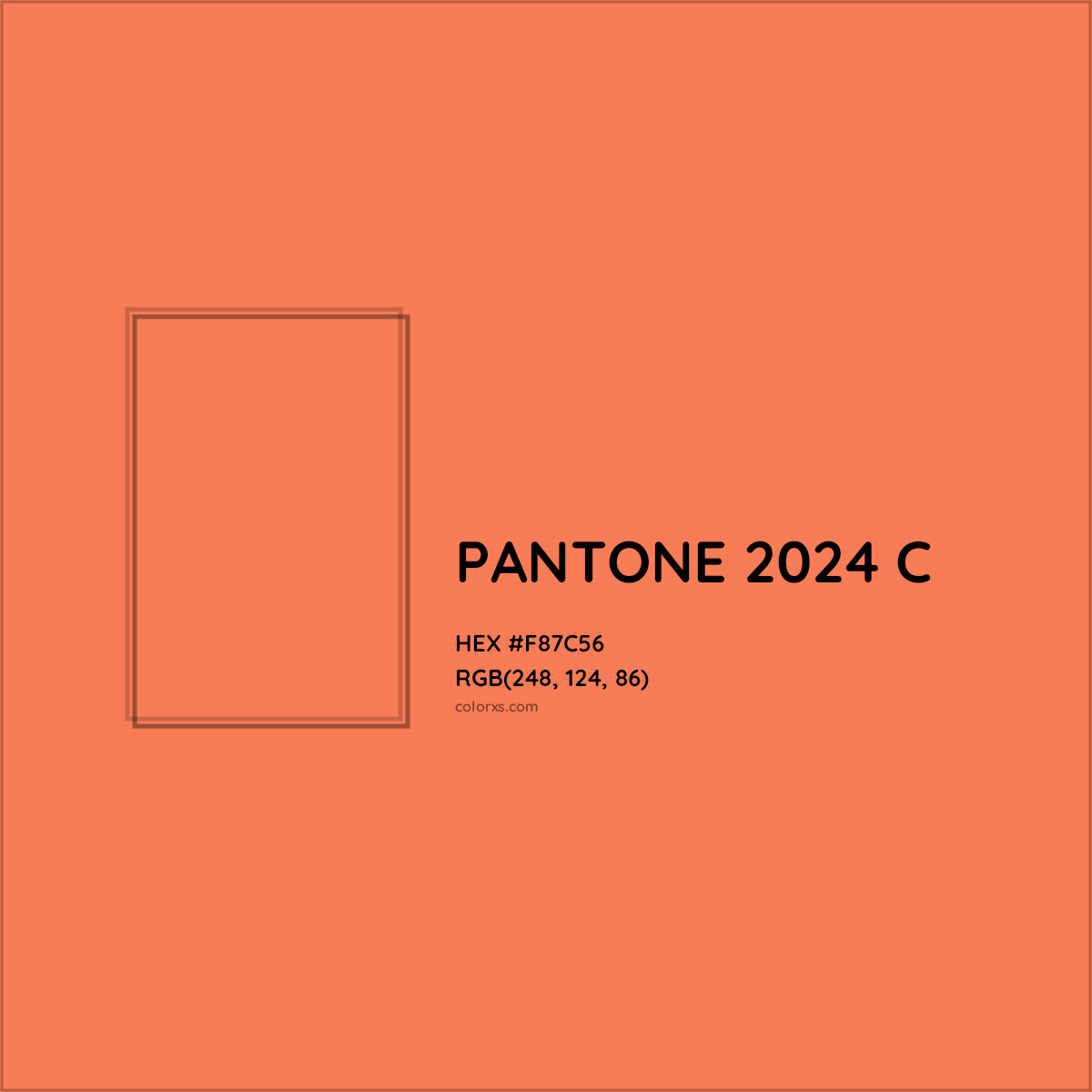Pantone 2024 C color swatch