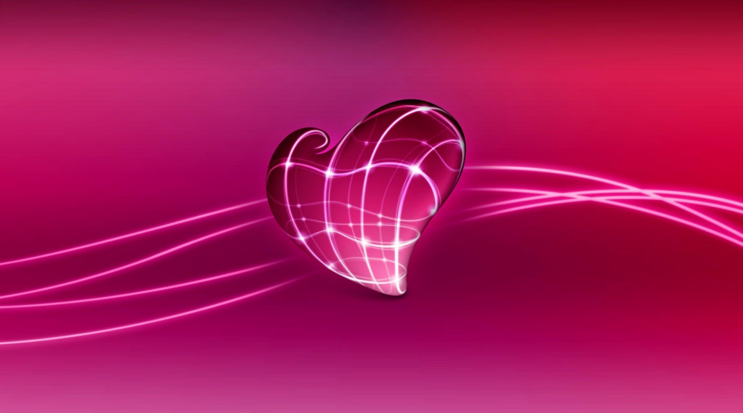 3d Love Heart Wallpaper Desktop High Definition Cool