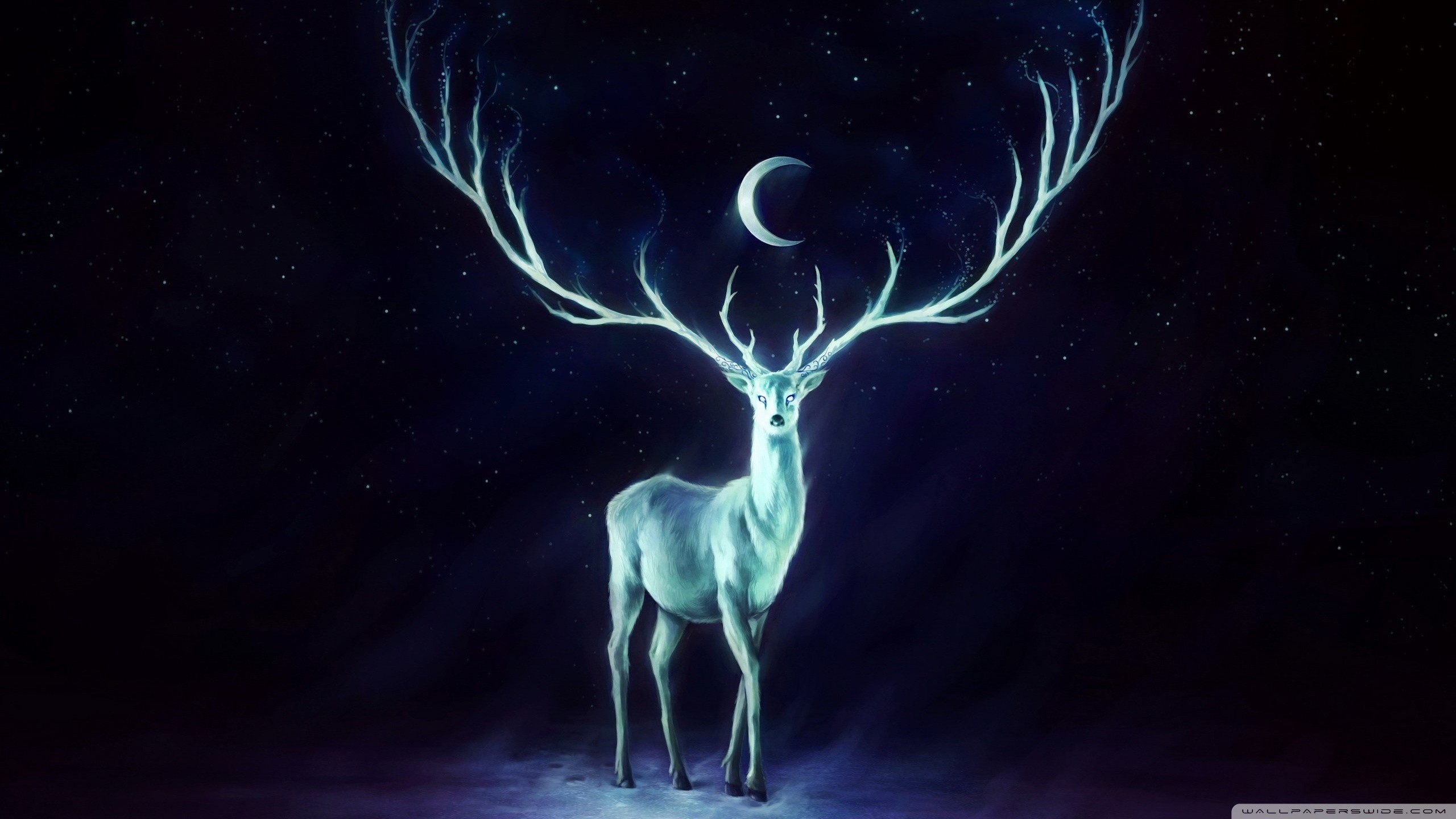 Spectral Deer Wallpaper