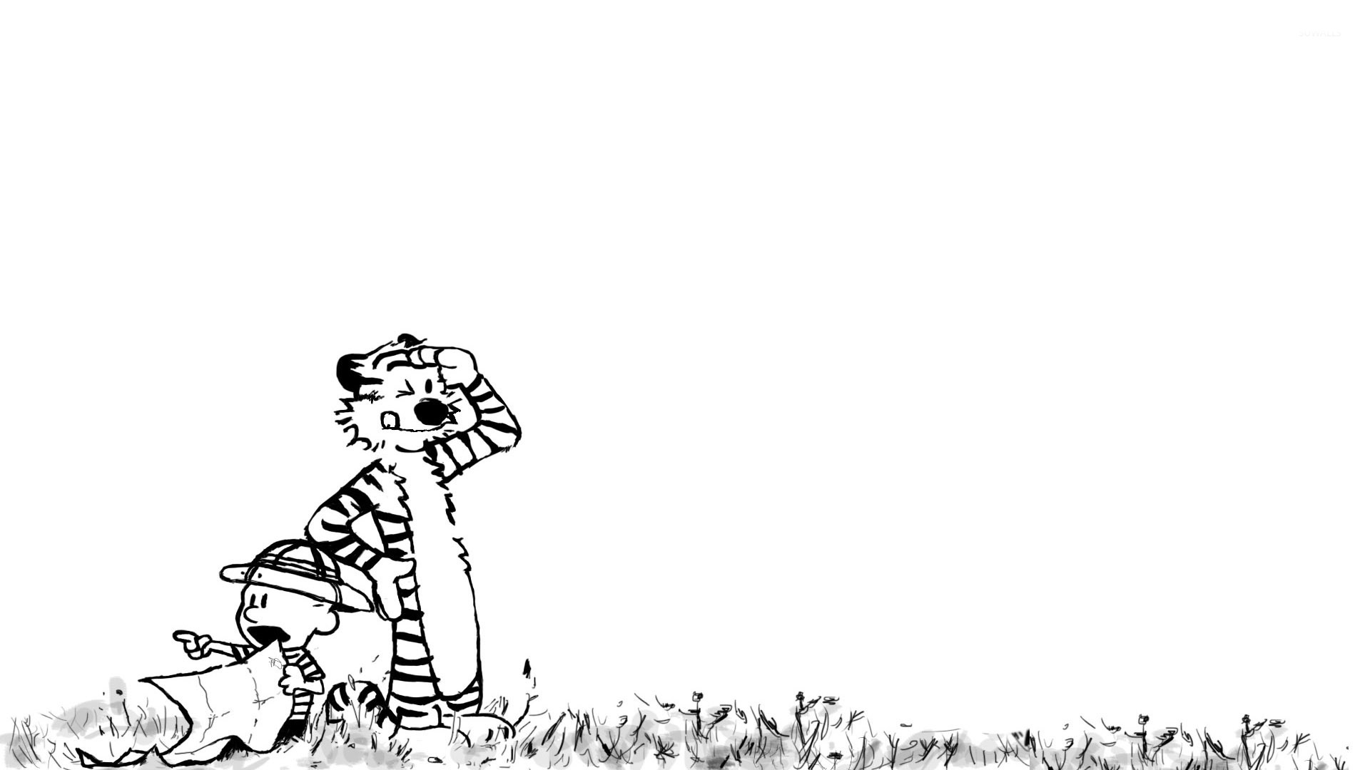 Calvin And Hobbes Wallpaper Cartoon