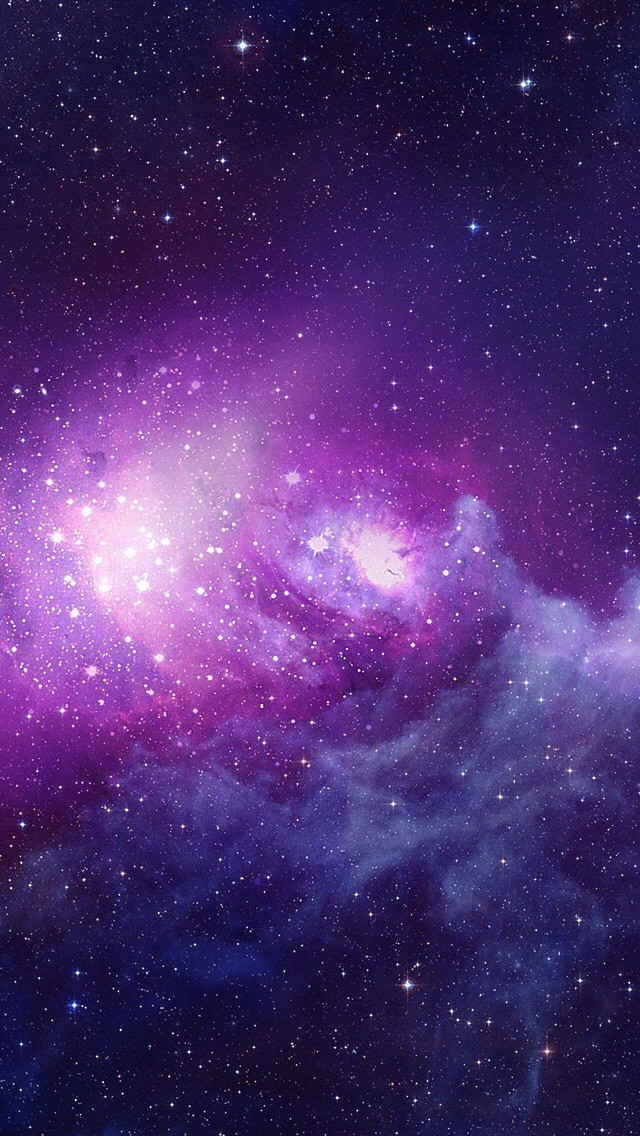 iPhone Wallpaper Purple Galaxy