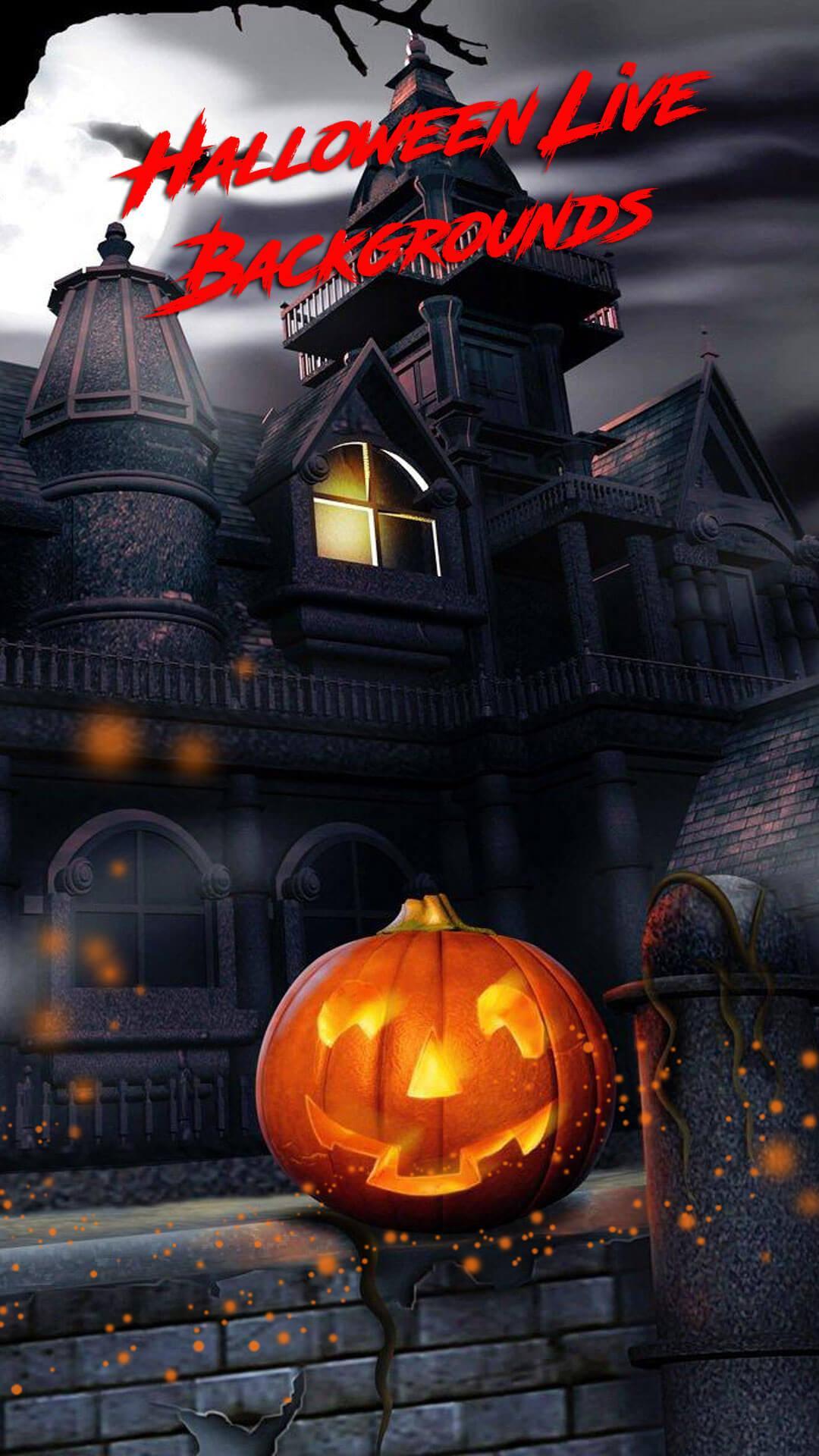 Halloween  Live Wallpapers for iPhone  Android Video  Halloween live  wallpaper Halloween wallpaper backgrounds Halloween wallpaper cute