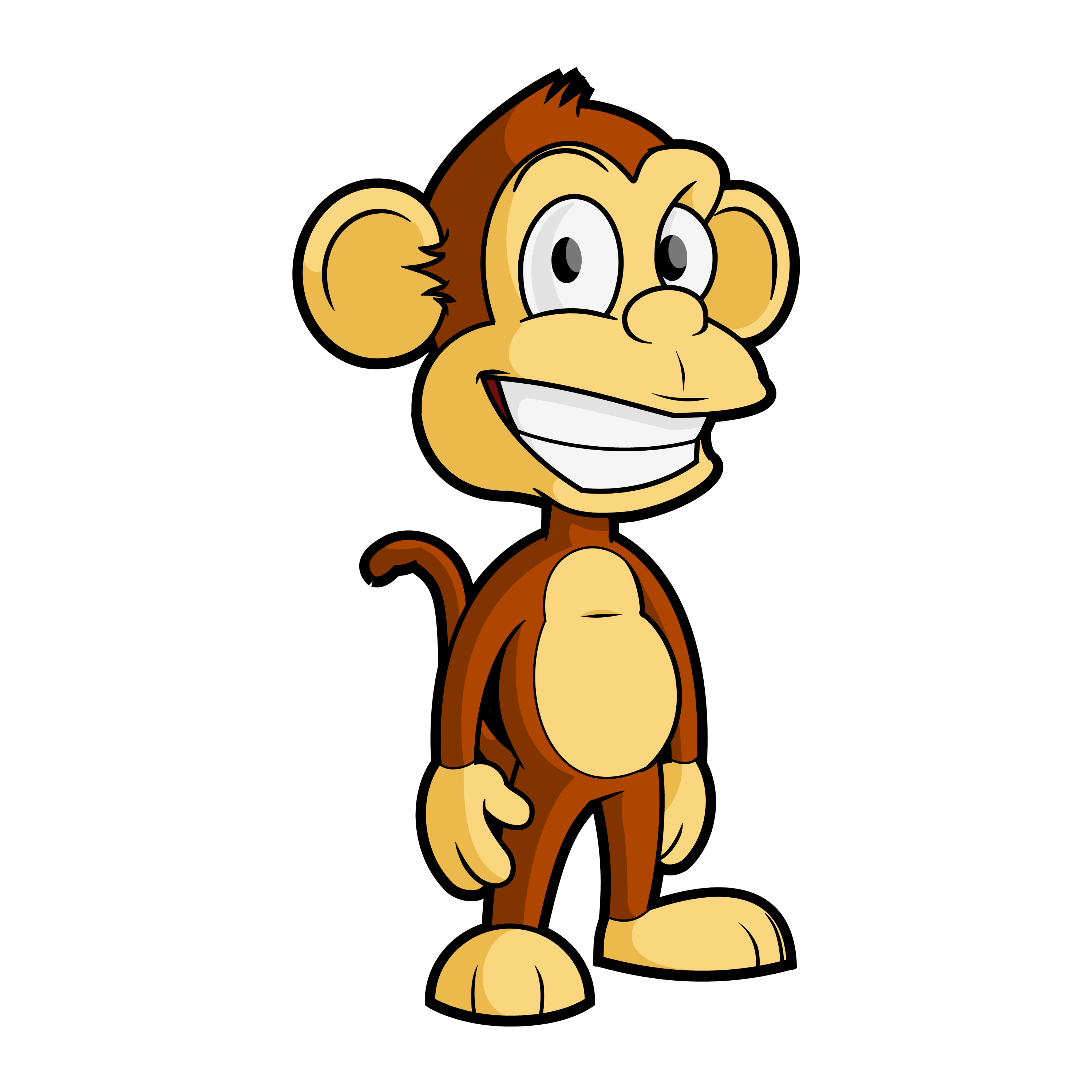 character animation after effects monkey photoshop file