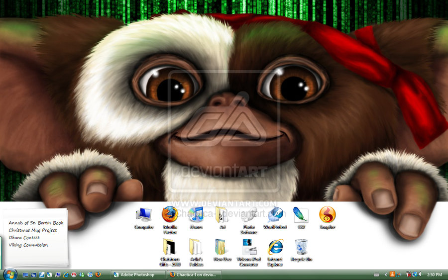 Gizmo Wallpaper The Puter Hacker By