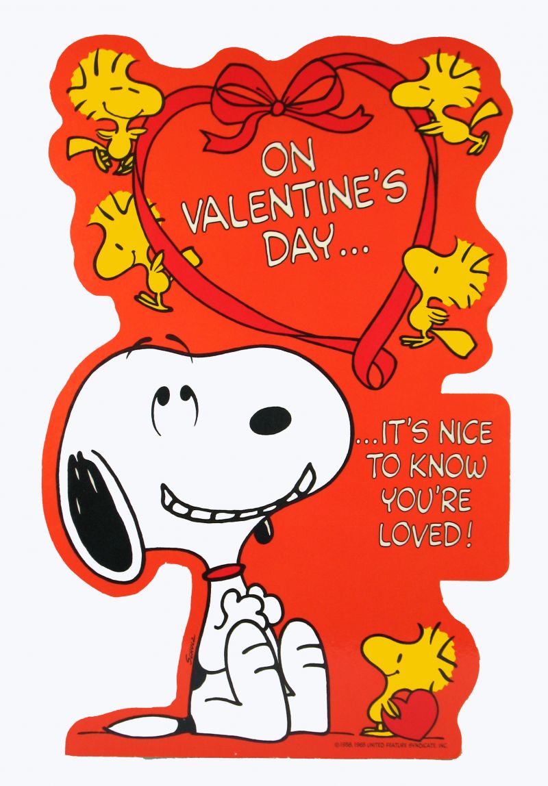 Laminated Snoopy Valentine S Day Wall Decor Snoopn4pnuts