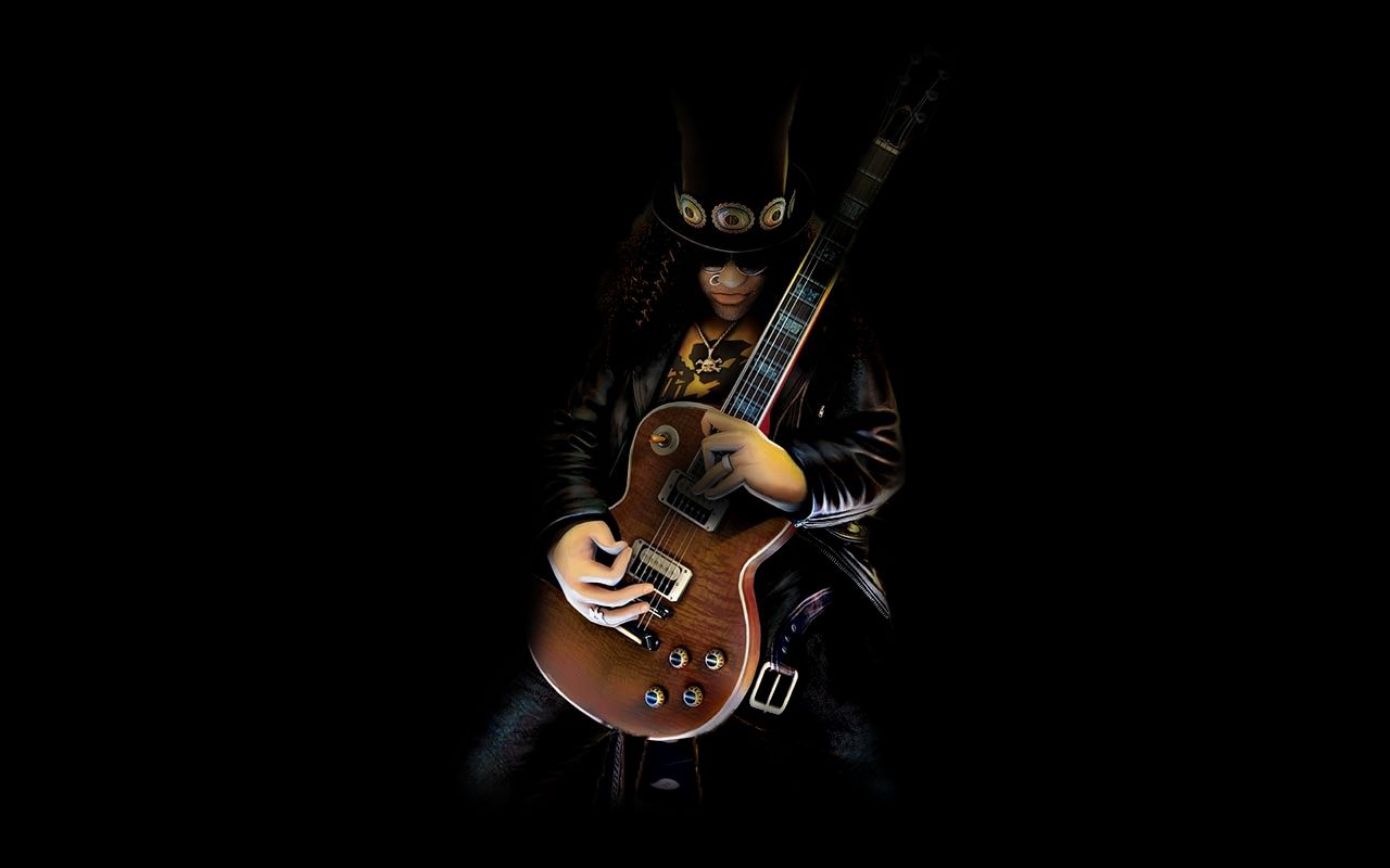 Papel de Parede Guitar Hero   Slash Wallpaper para Download no Celular