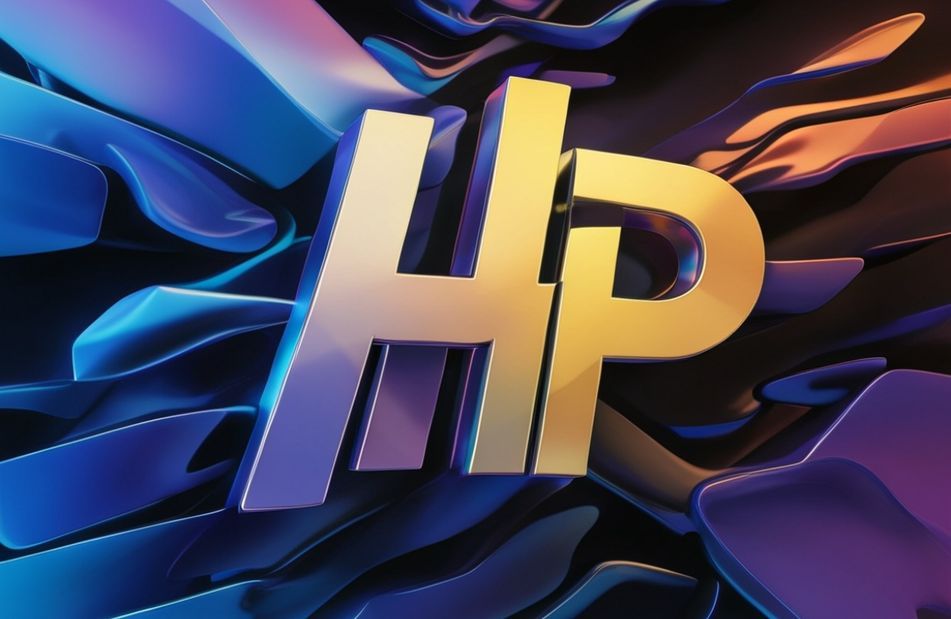 3d Hp Logo Wallpaper