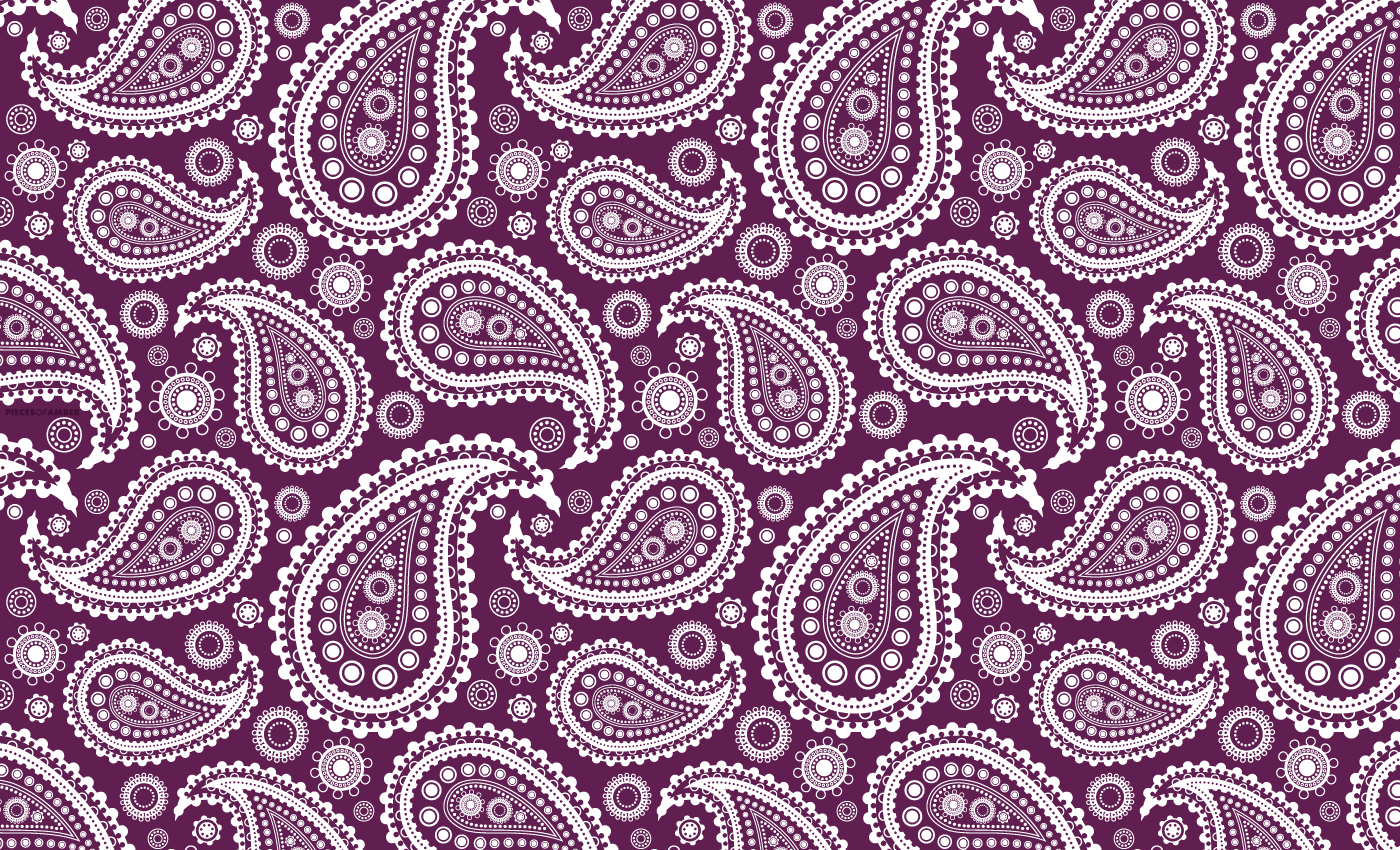 Background Patterns Purple Paisley Indian