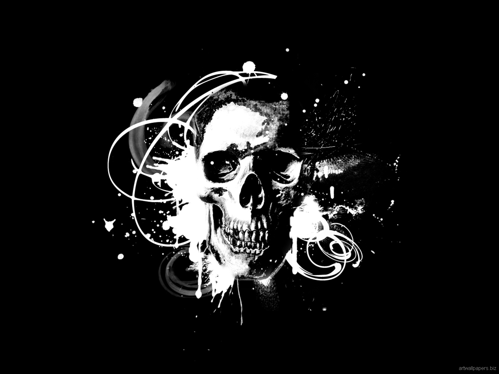 Skull Wallpaper Art Desktop Background