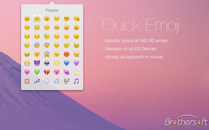 Quick Emoji HD For Mac