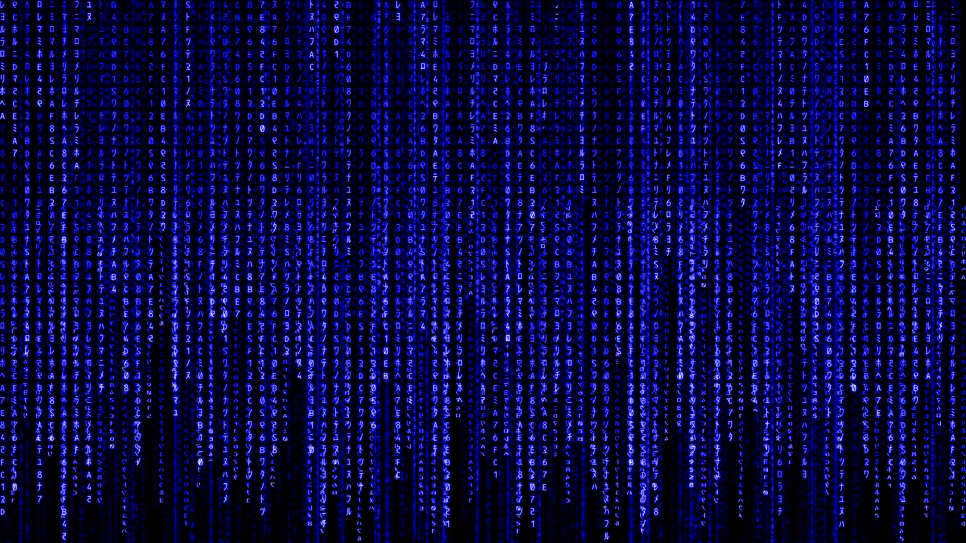 Blue Matrix Wallpaper 1892 1920 x 1080   WallpaperLayercom