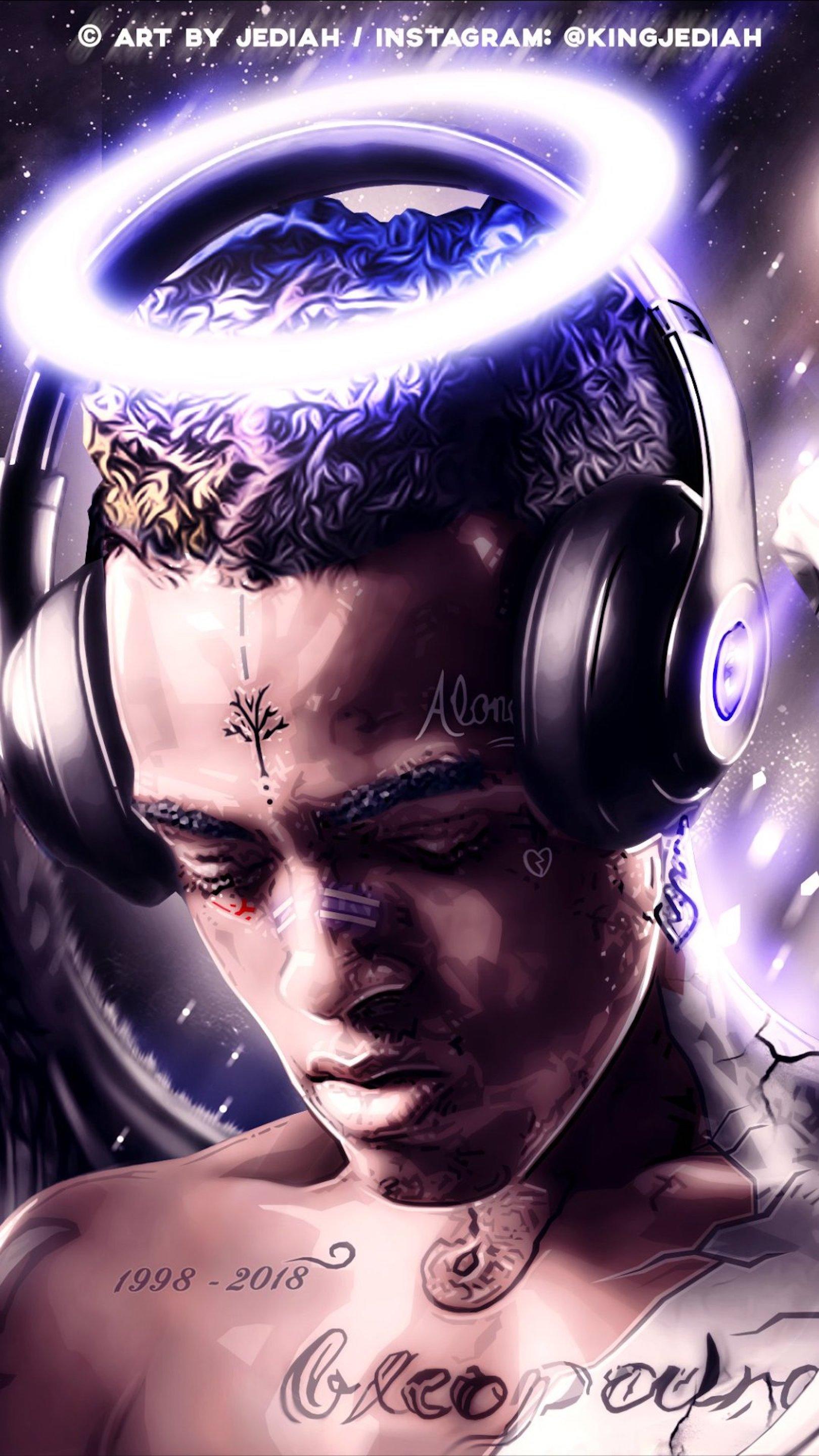Xxxtentacion Cartoon Wallpaper On