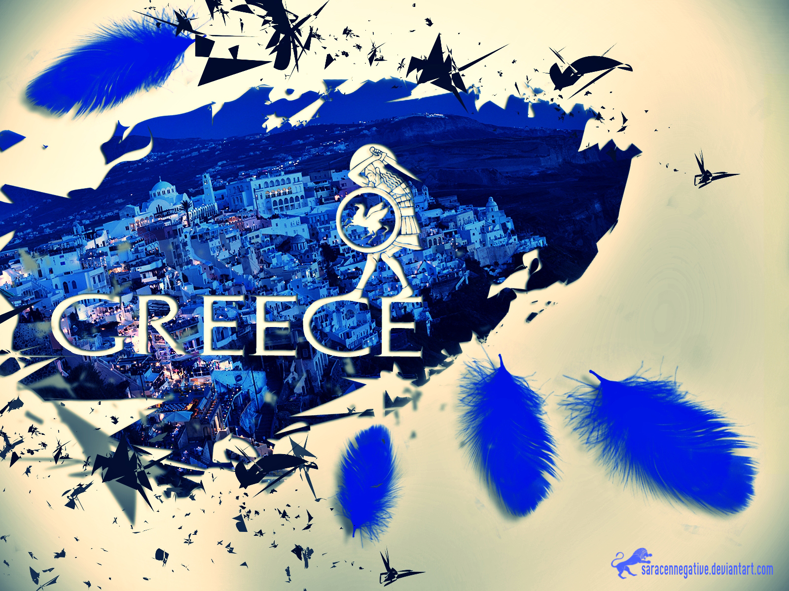 GREECE WALLPAPER by saracennegative on