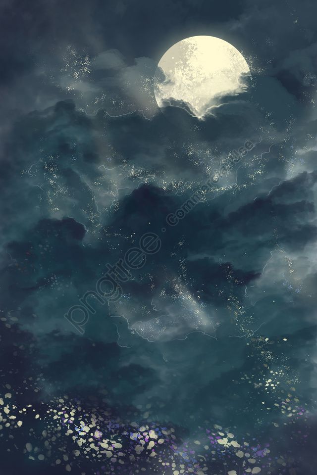 Cielo Estrellado Luz De Las Estrellas La Luna