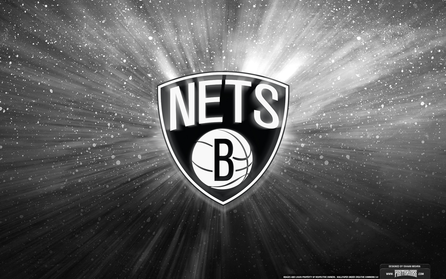 Brooklyn Nets Logo Wallpaper Posterizes NBA Wallpapers 1440x900
