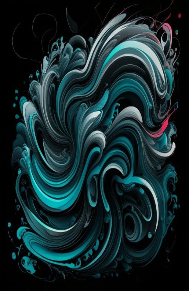 Abstract Black Background