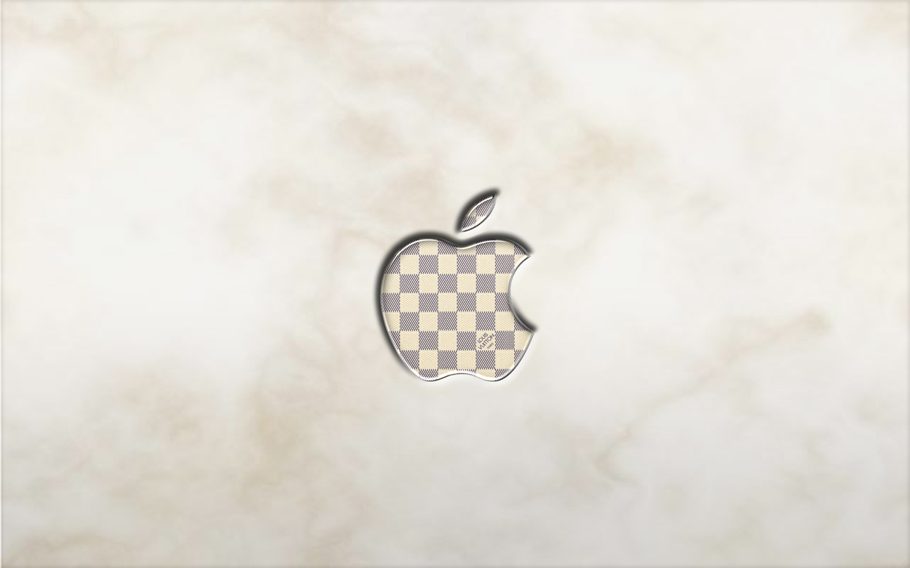 Apple Logo Wallpaper Louis Vuitton Damier Laggdogg
