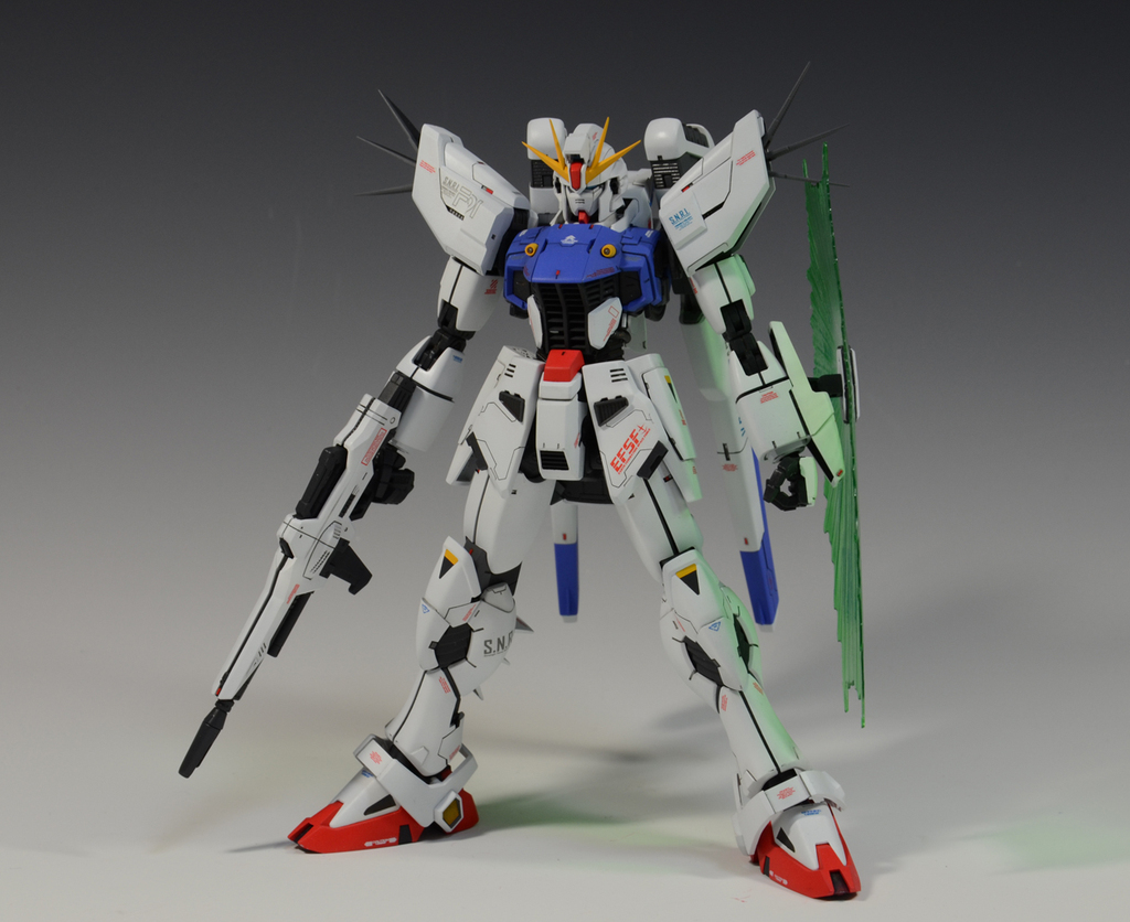 Gundam F91 Remodeled Painted Build Full Photore Wip