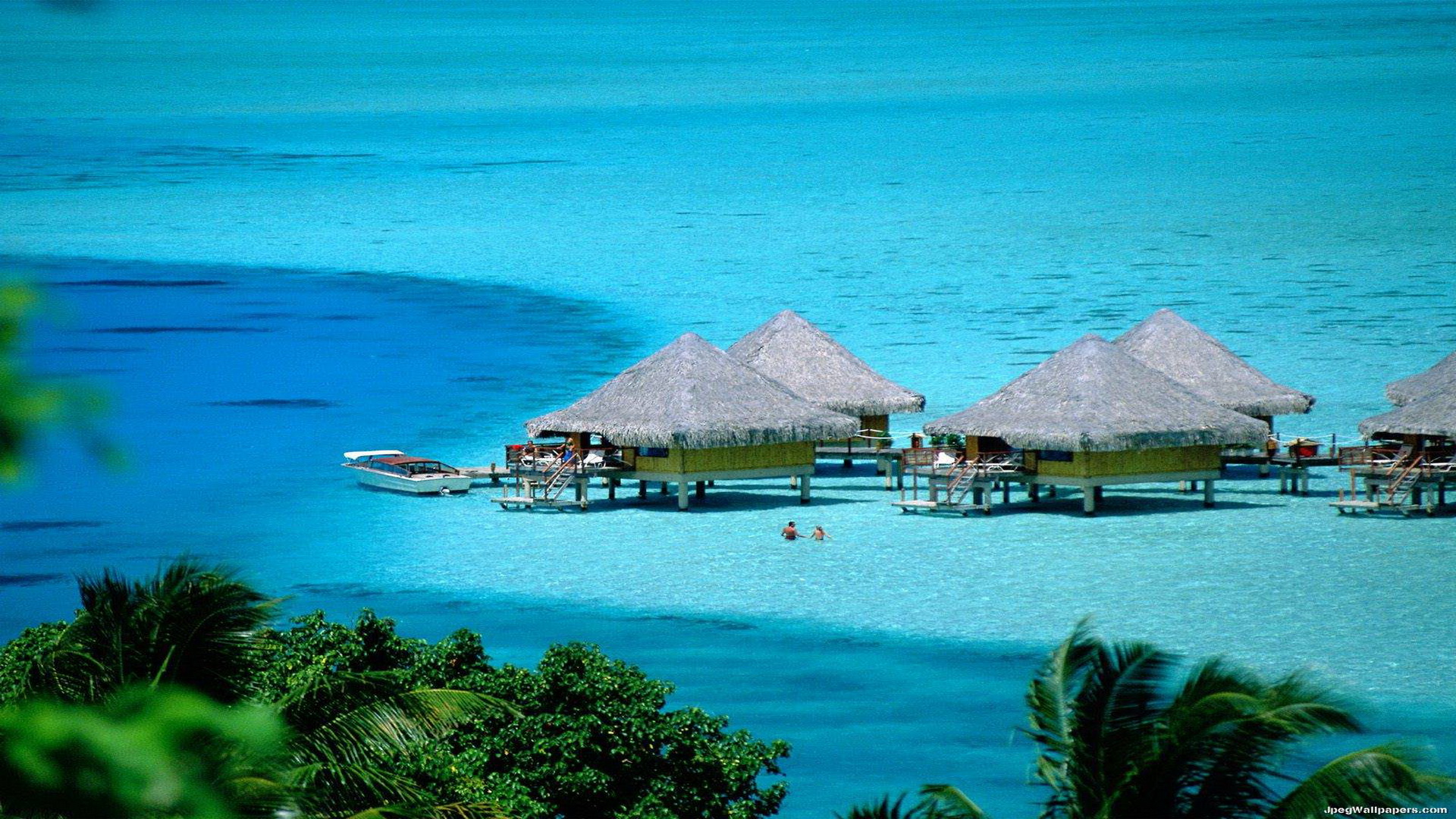 Beach Wallpaper HD Desktop Bora Island Tahiti High