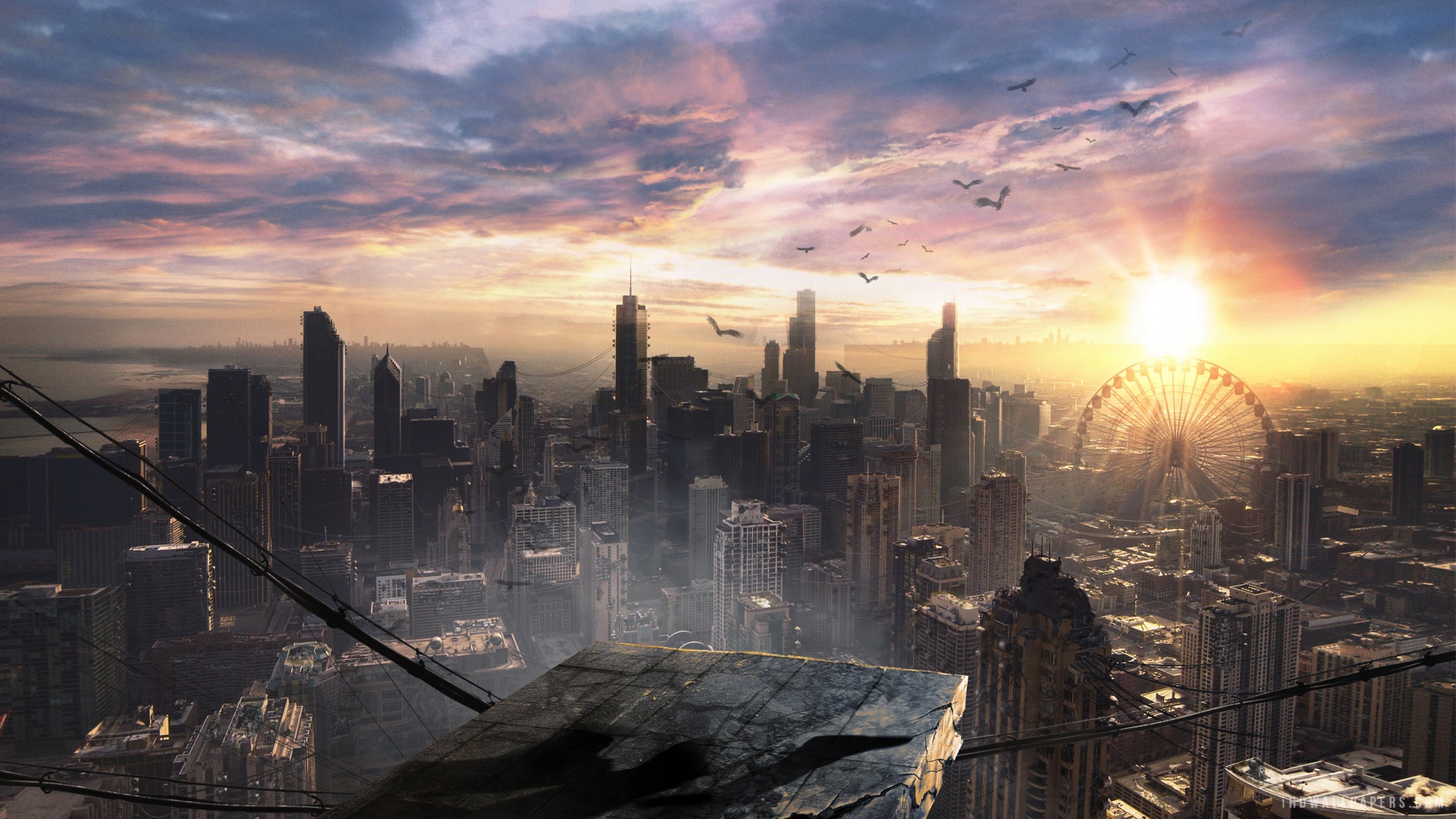 Divergent Chicago City HD Wallpaper iHD Wallpapers