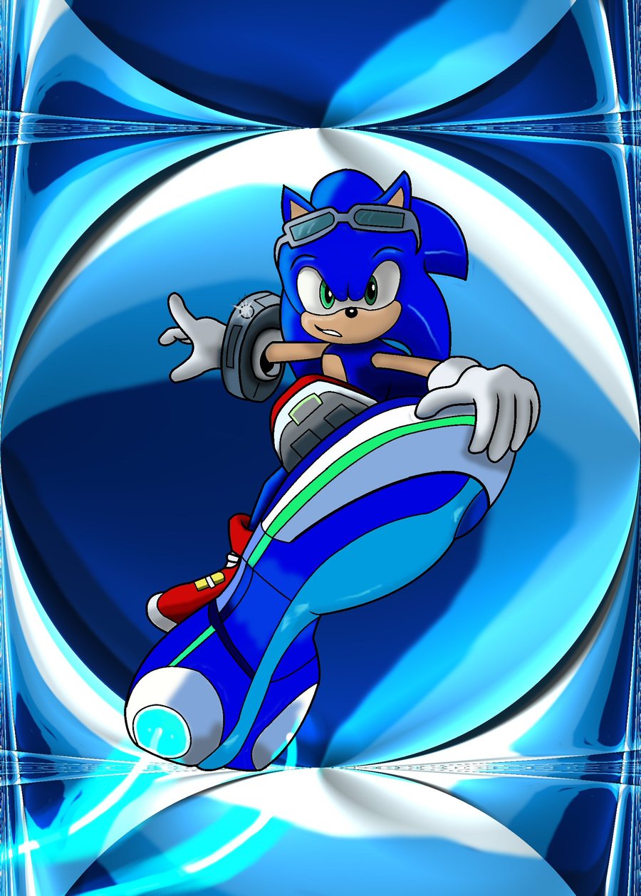 Sonic From Zero Gravity Riders By Angelwaveo6