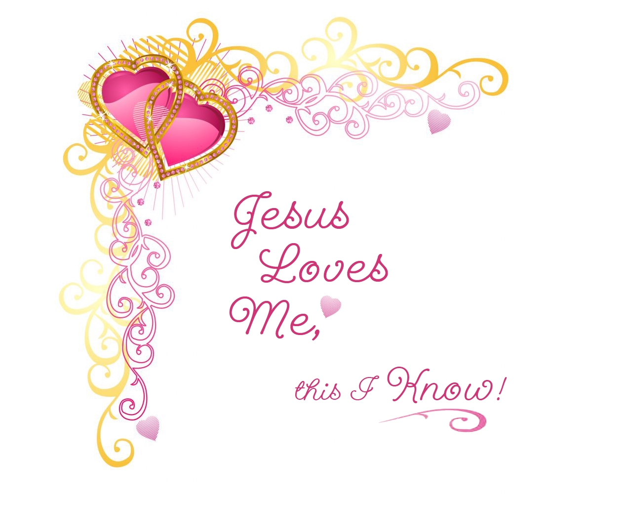 Jesus Loves Me Wallpaper