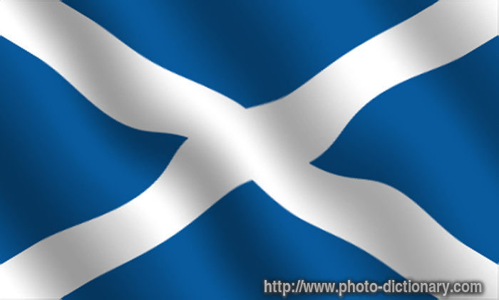 Scottish flag photopicture