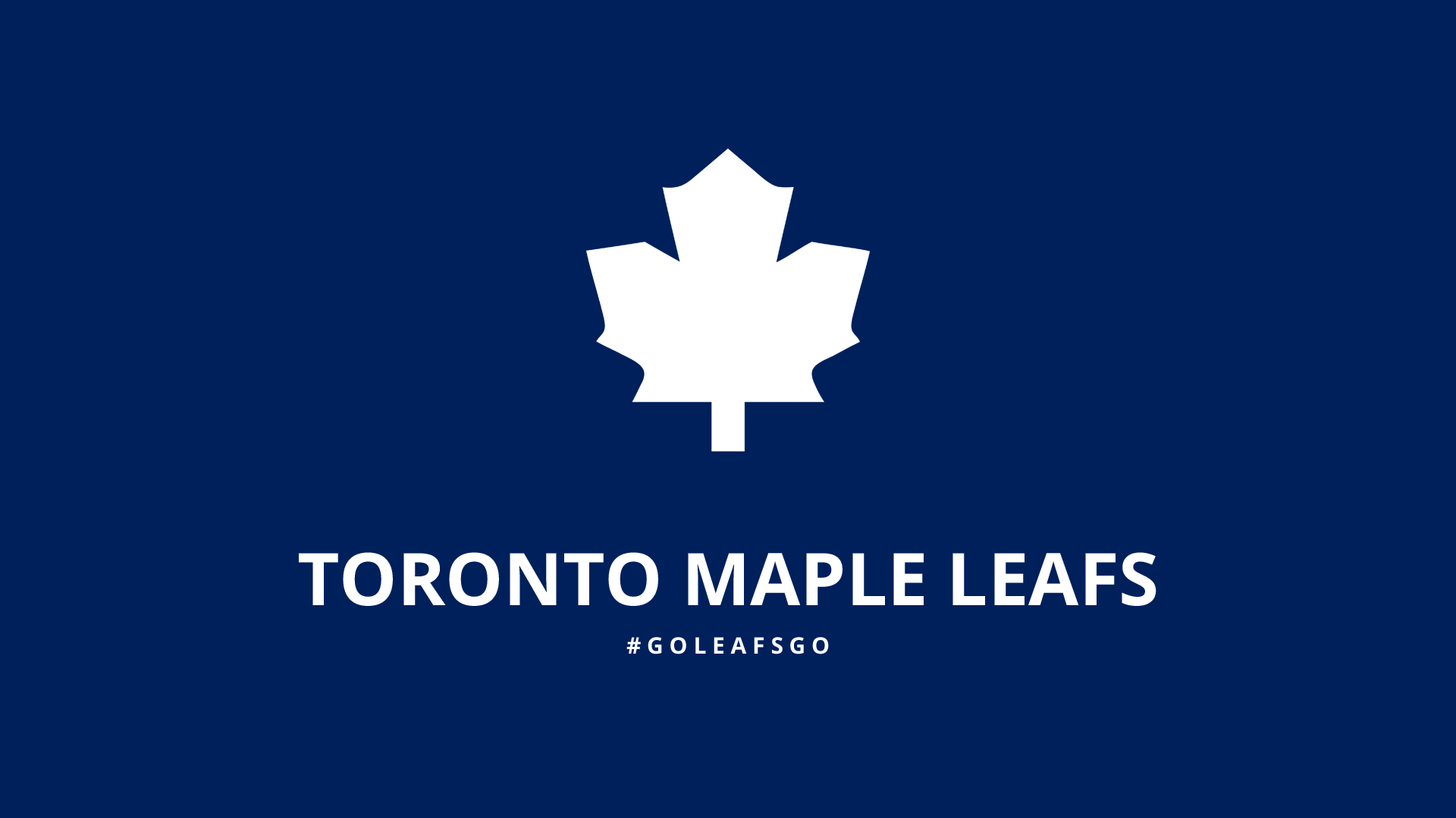 Minimalist Toronto Maple Leafs Wallpaper By Lfiore