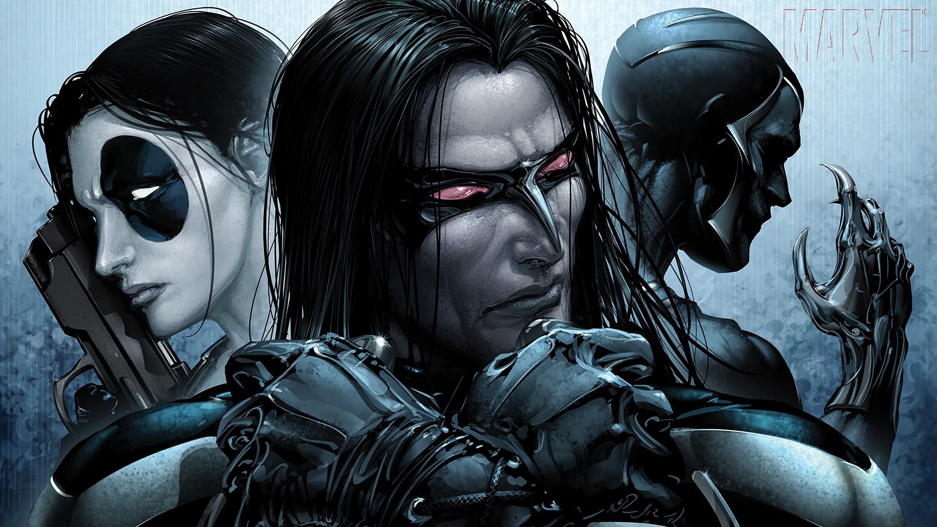 Domino Marvel Warpath X Force HD Wallpaper Background