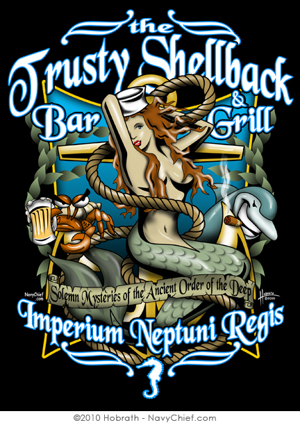 Navychief X Navy Trusty Shellback Bar Grill Print