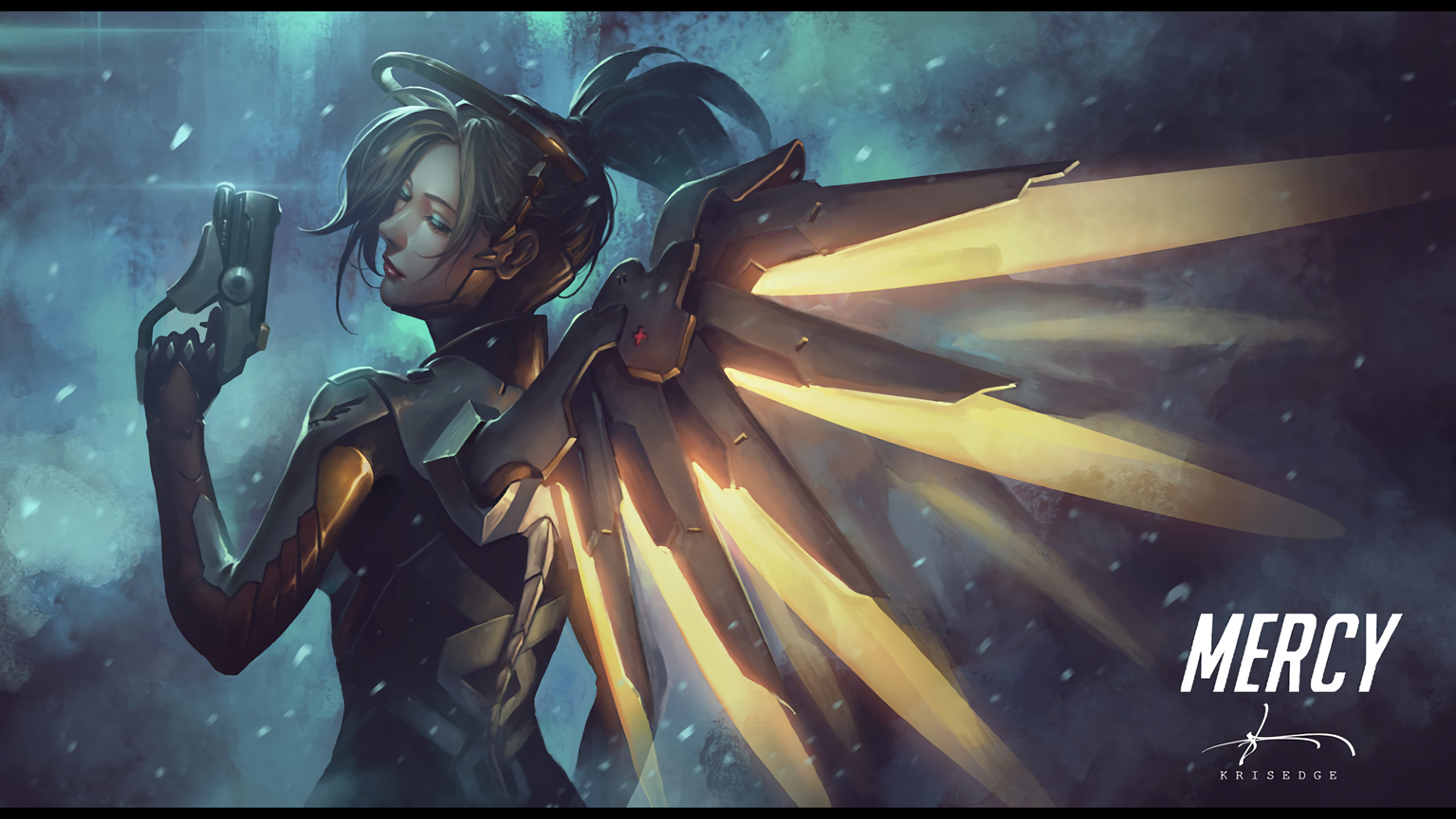 Video Game Overwatch Mercy Wallpaper