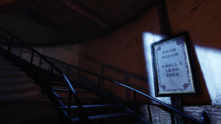 Bioshock Infinite Sign Stairs Wallpaper