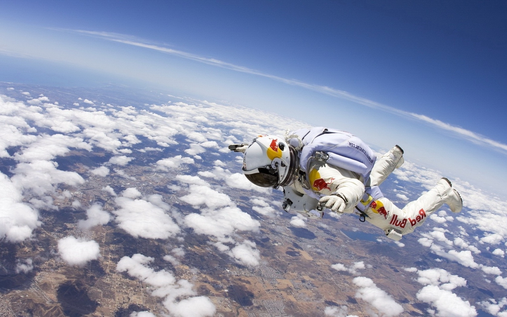 Red Bull Felix Baumgartner Skydiving Wallpapers HD Desktop and