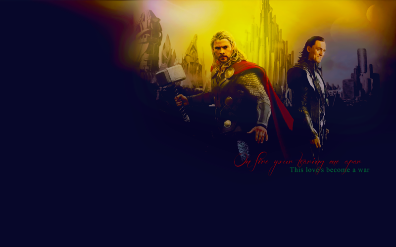 Thor and Loki Wallpapers by LeslyS 800x500