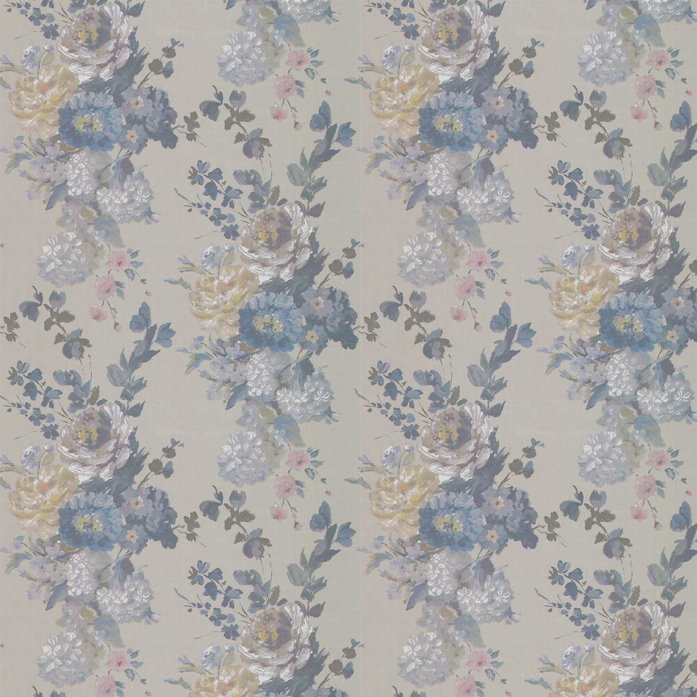 Seraphina By Designers Guild Silver Wallpaper Direct