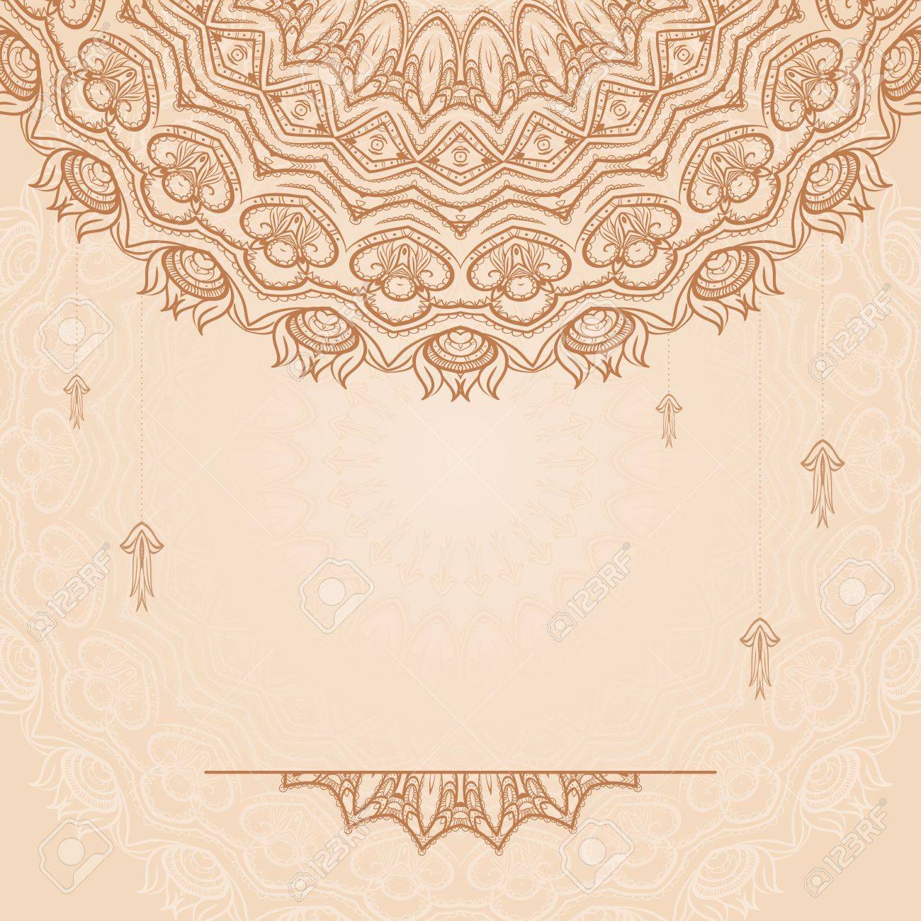 Free download Brown Ethnic Background With Henna Round Patterns Stock Photo  [1300x1300] for your Desktop, Mobile & Tablet | Explore 37+ Ethnic  Backgrounds | Ethnic Wallpaper for The Home,