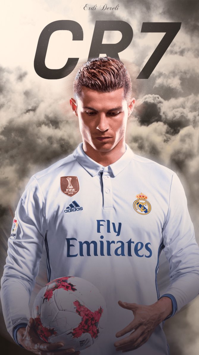 C Ronaldo Mobile Wallpaper By Reddevilsgraphic
