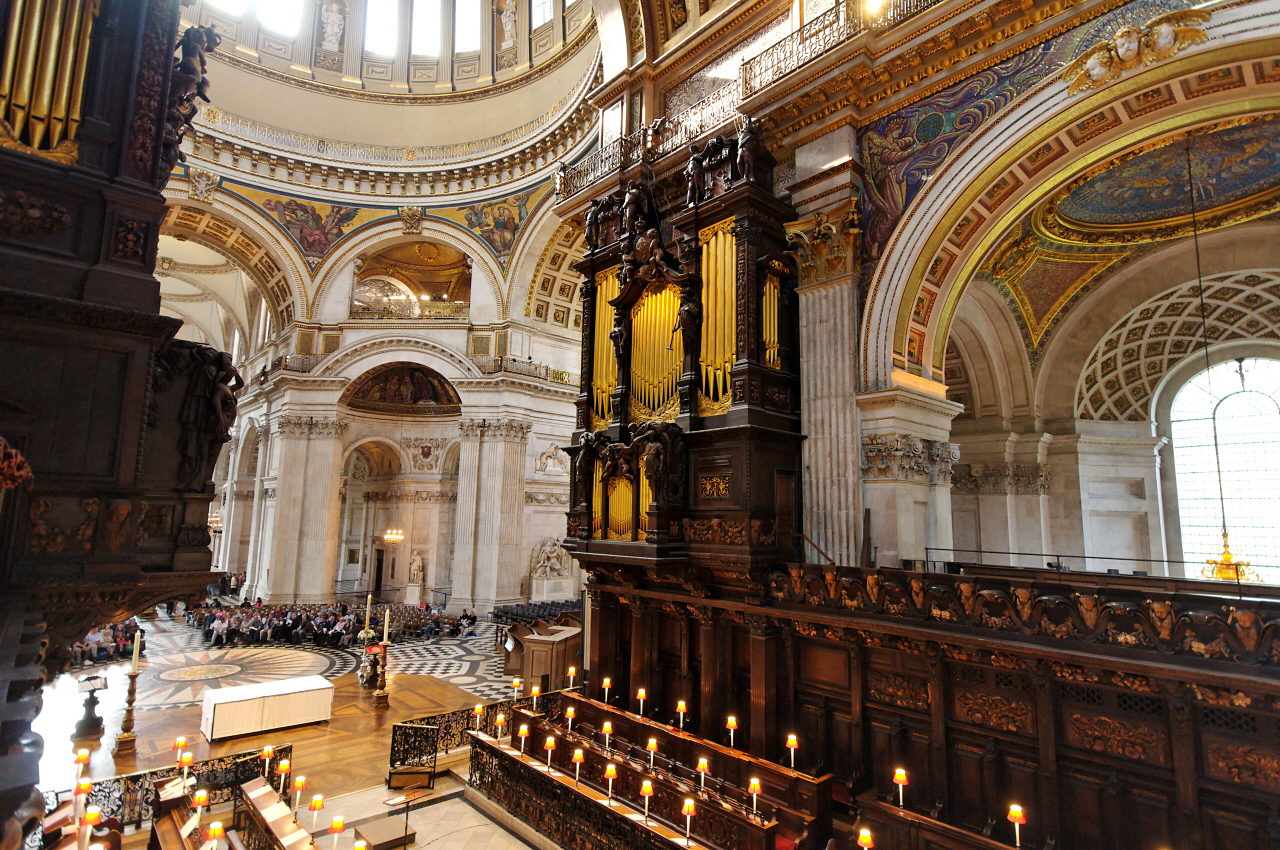 St Pauls Organ Loft by squareonion on