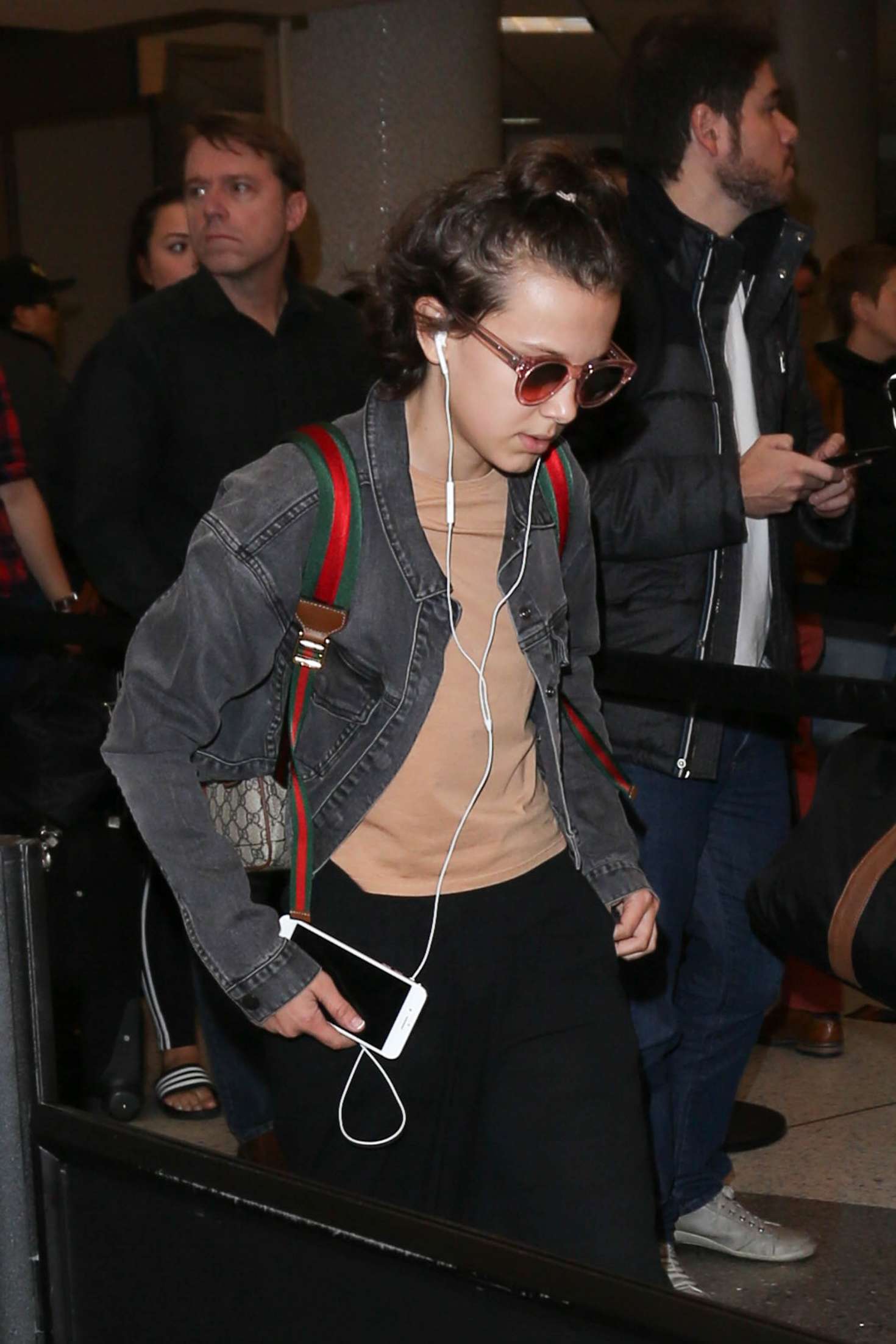Millie Bobby Brown Arrives At Lax Airport Gotceleb