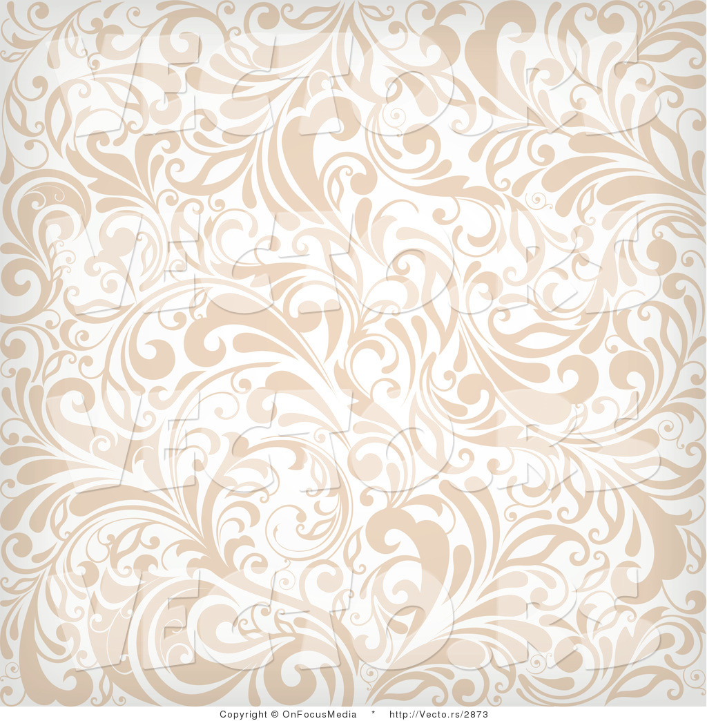 Black And White Floral Border Design Element Version