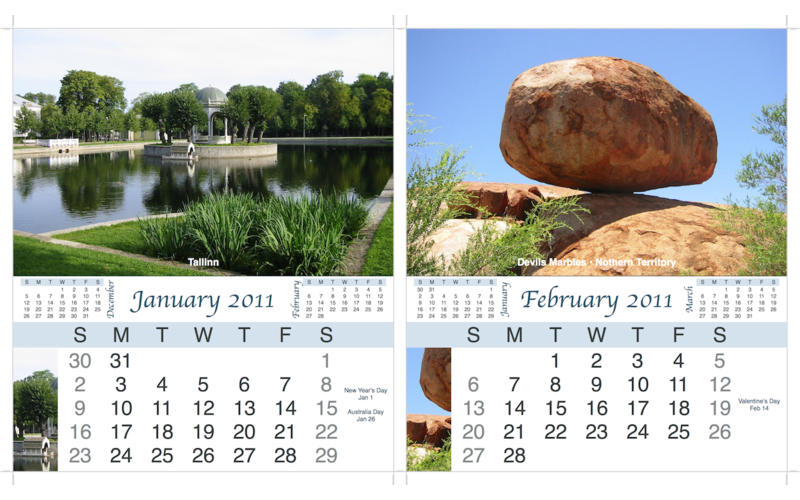 desktop photo calendar maker
