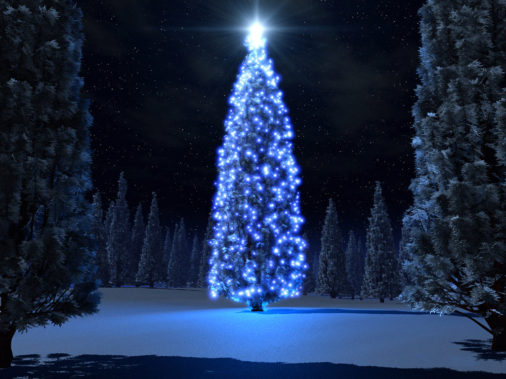 Enjoy The Holiday Season With This Christmas Tree Animated Wallpaper